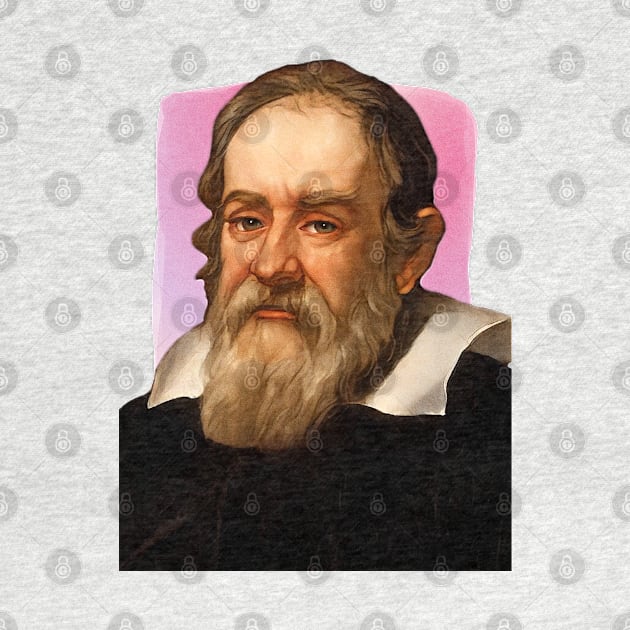 Italian Astronomer Galileo Galilei illustration by Litstoy 